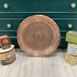 Copper oriental tray