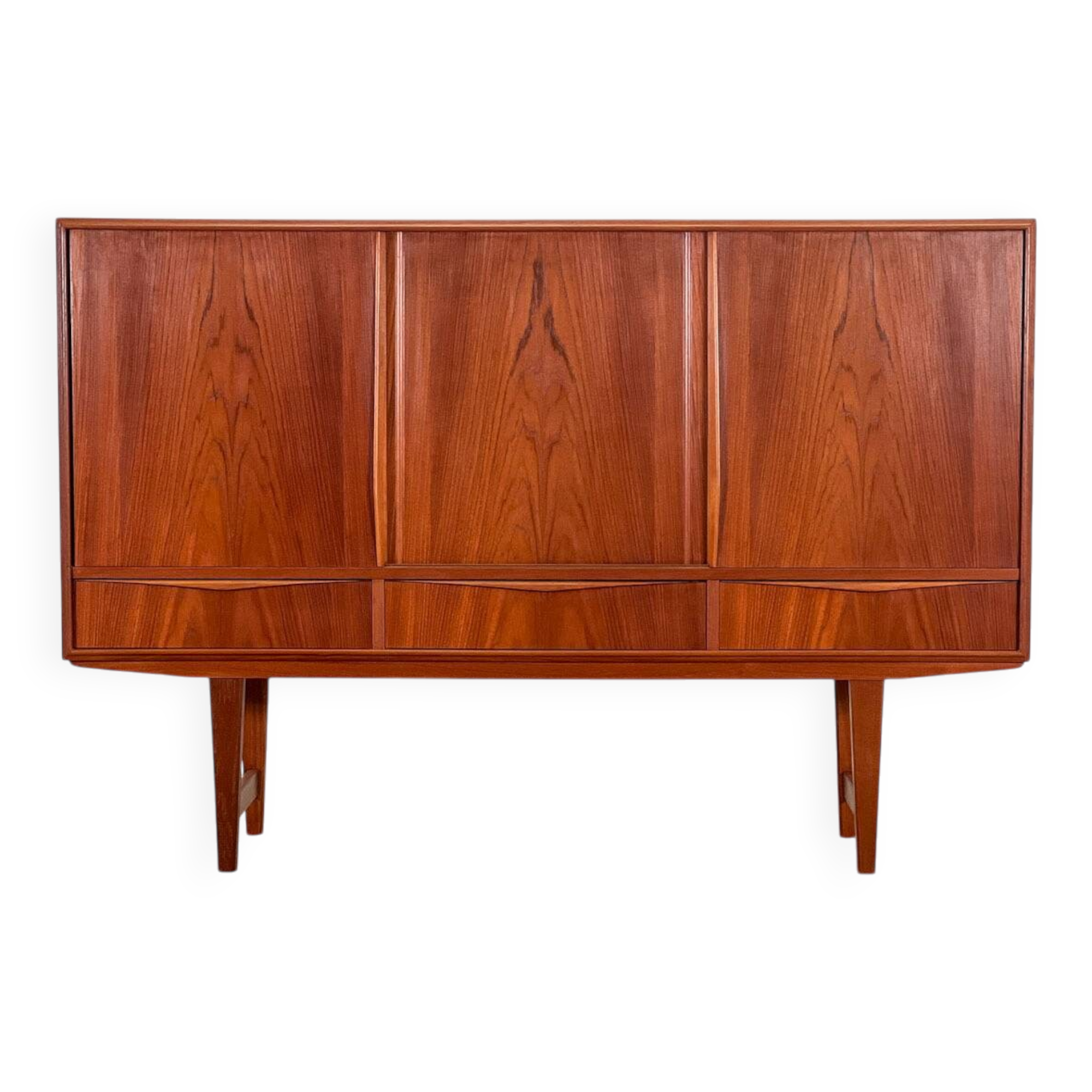 Highboard by E.W. Bach for Sejling Skabe (1960s Denmark)