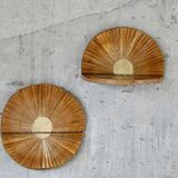 Decorative Bamboo Sunbursts Shelves