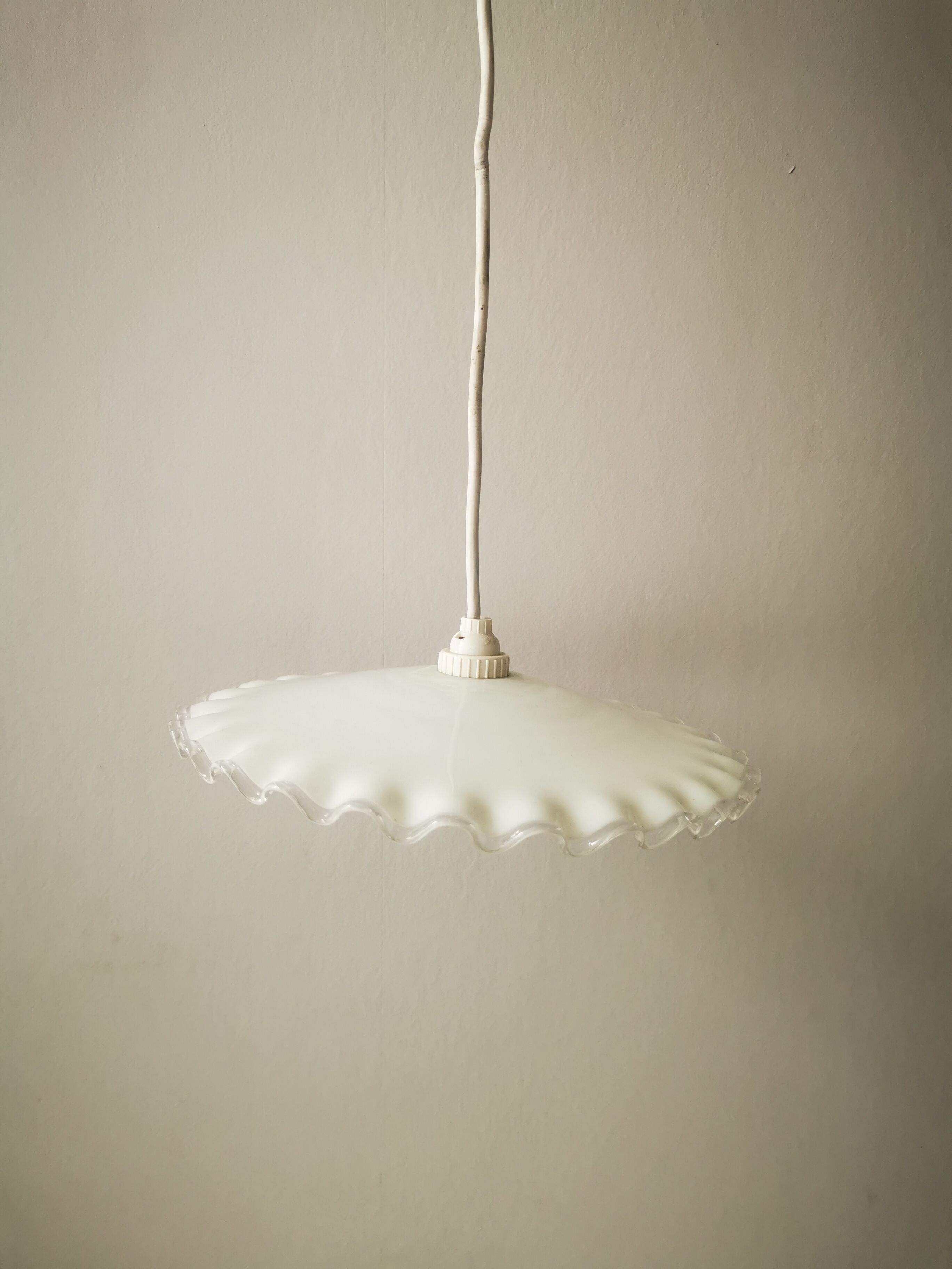 Opaline lace pendant lampshade