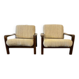 ensemble de 2 fauteuils vintage / fauteuils individuels / canapés