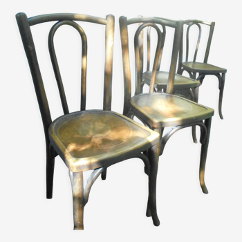 4 bentwood chairs circa 1900