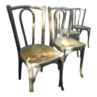4 bentwood chairs circa 1900