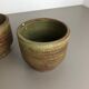 Ensemble de 3 vases en céramique de studio par Piet Knepper pour Mobach Pays-Bas 1970