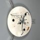 1960s 1970s Ice Glass Flush Mount from by Kaiser Leuchten Germany