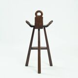 2 tabourets de bar espagnols brutalistes, années 1960