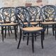 8 chaises Thonet modèle n°4 dites "café Daum" 1880