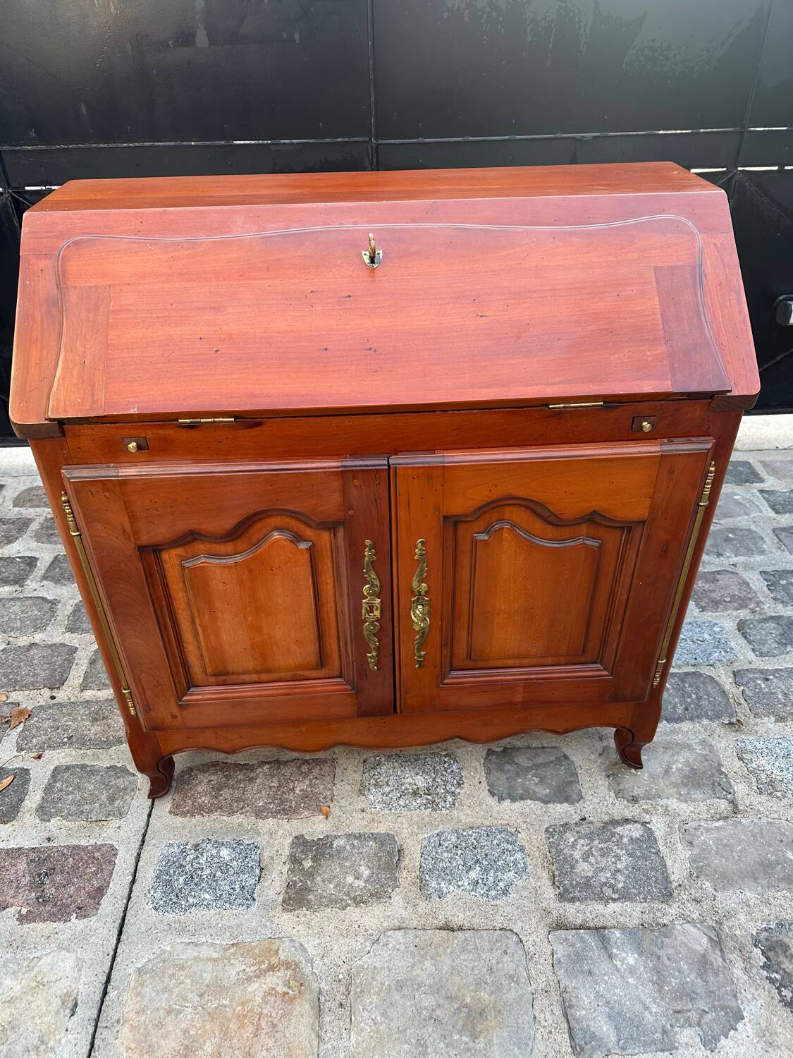 Regency style donkey's back secretary