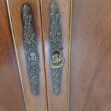 vintage - Small style chest of drawers - Louis XVI marble top with 1 drawer and 2 doors