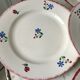 Set of 5 flat plates badonviller model "dany" years 30-40