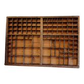 Wooden printer's locker