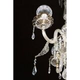 Murano crystal chandelier, Italy.