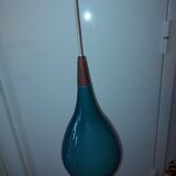 Scandinavian glass pendant light Holmegaard 50, 60's