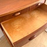 Danish 8-drawer chest of drawers in teak