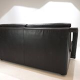 Otto Zapf Arcona 2 seater leather sofa for Art Collection, 1980