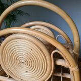Bamboo magazine holder