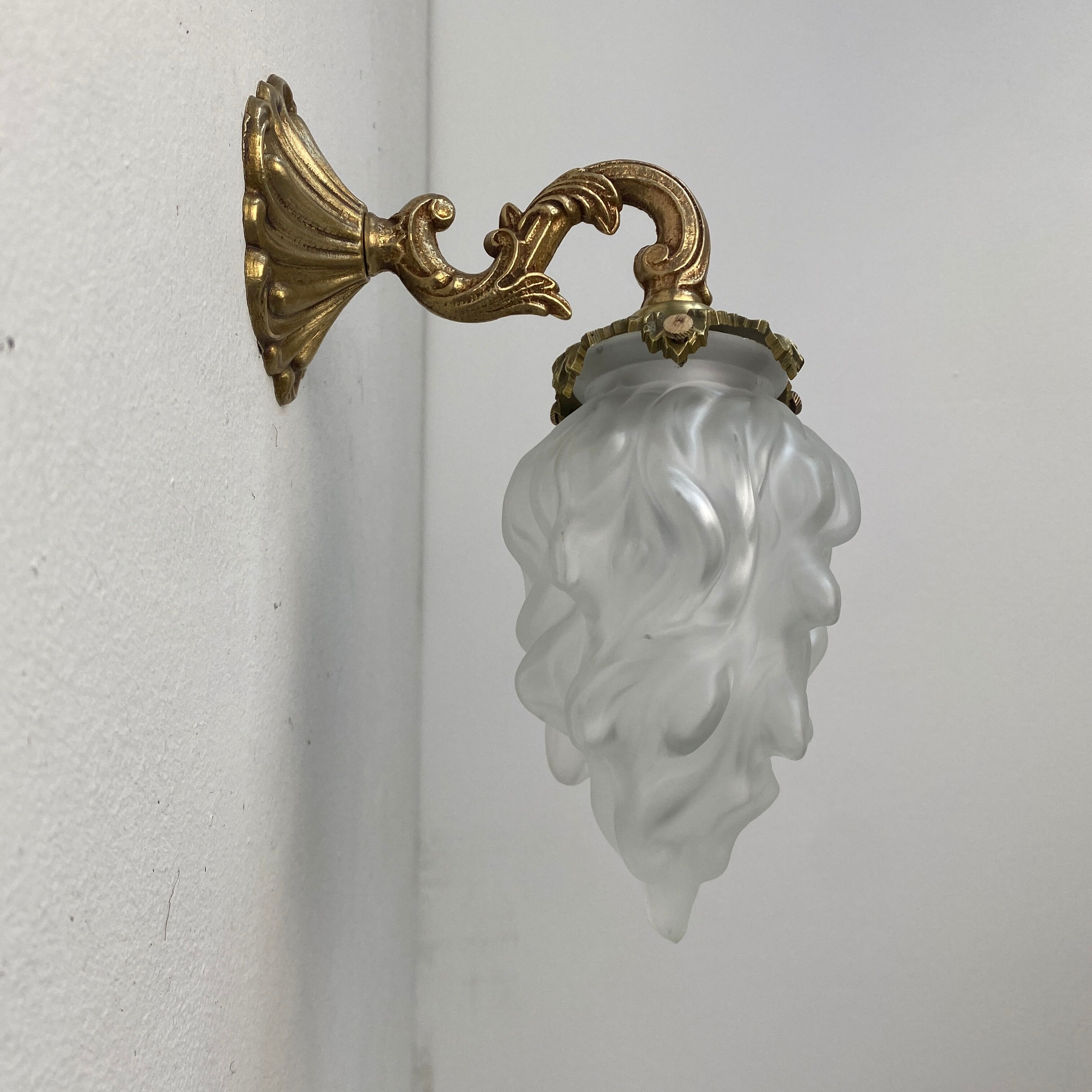Pair of vintage art-deco sconces