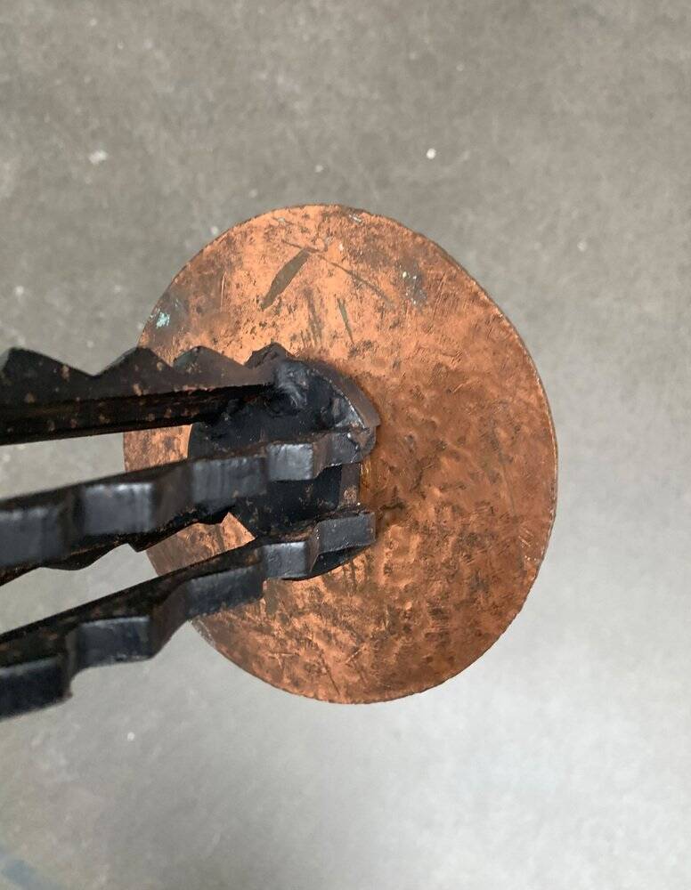 Mid-Century Brutalist Candle Holder