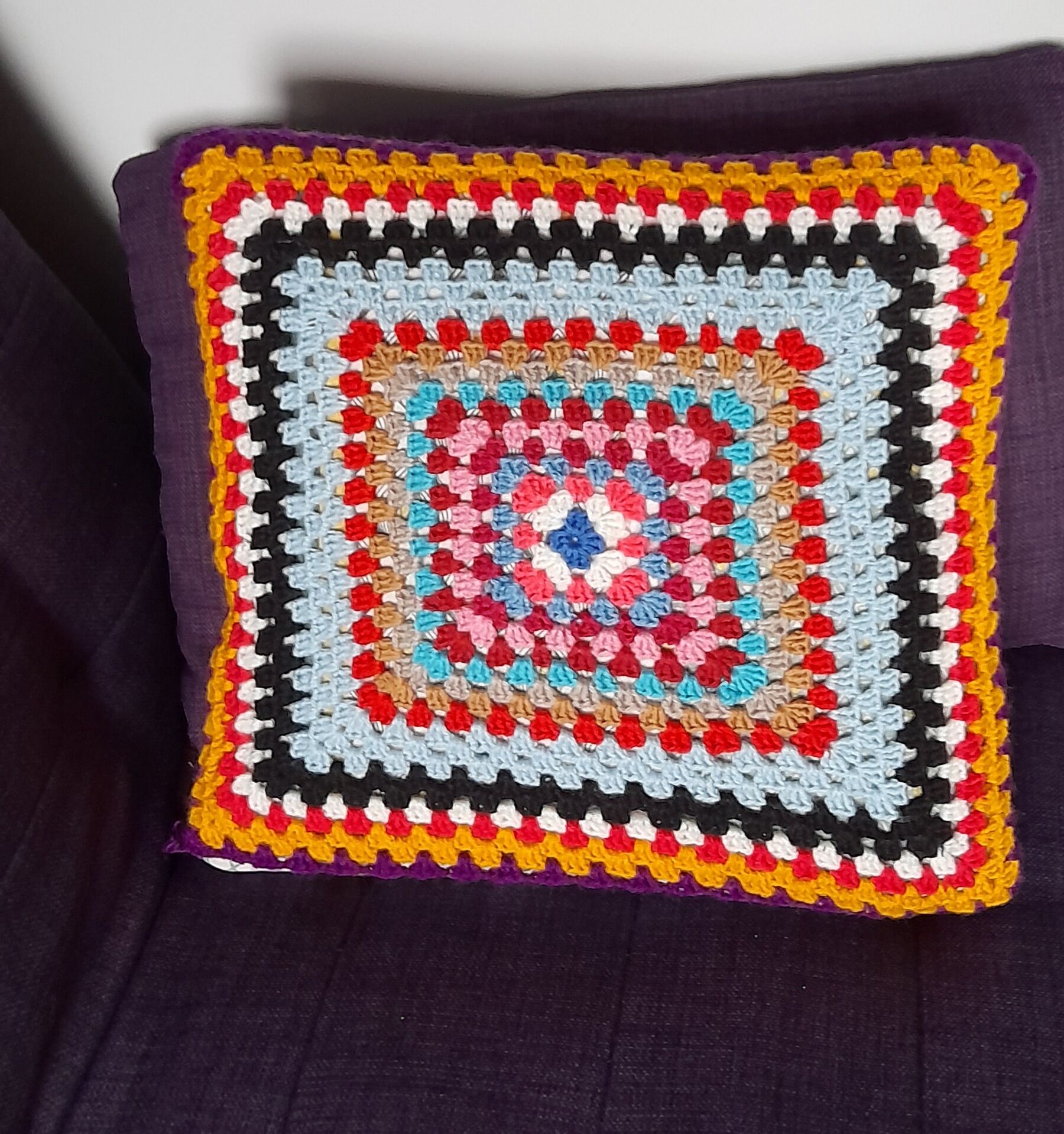Hook cushion cover 70s