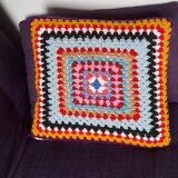 Hook cushion cover 70s