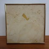 Travertine & Brass Ashtray by Fratelli Mannelli, Italy, 1970s