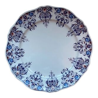 Set of 11 dessert plates St Amand Vieux Rouen