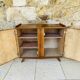 Vintage storage furniture in flame-figured oak, by Gillard Bourdin, circa 196.