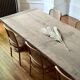Monastery table - sun - in solid old oak - length 375 cm