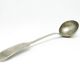Minimalist sauce ladle, silver-plated brass, United Kingdom, early 20th century