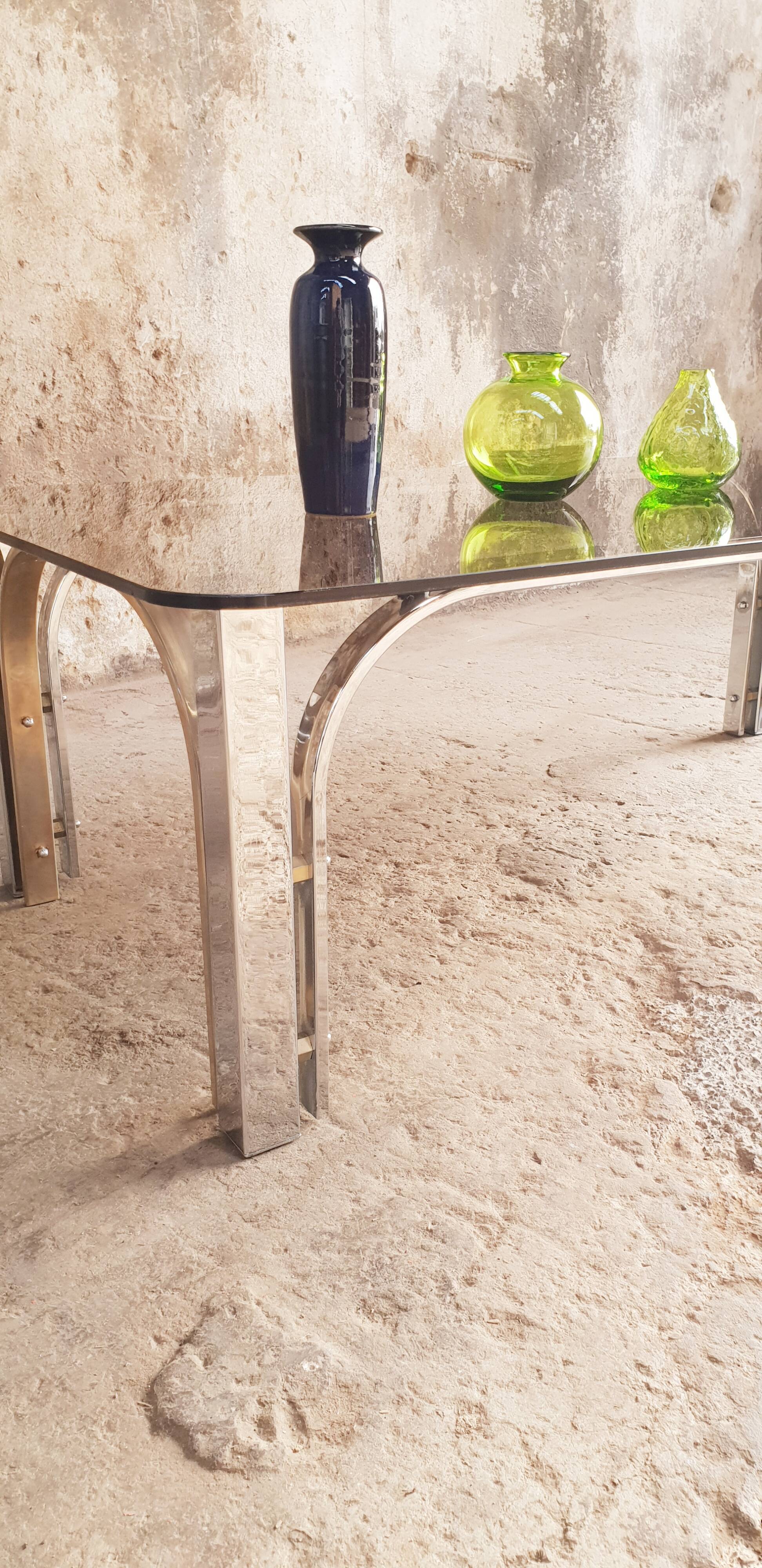 Table basse en verre