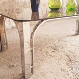 Glass coffee table