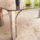 Table basse en verre
