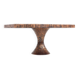 Vintage mid century brutalist copper coffee table 1970s