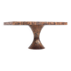 Vintage mid century brutalist copper coffee table 1970s