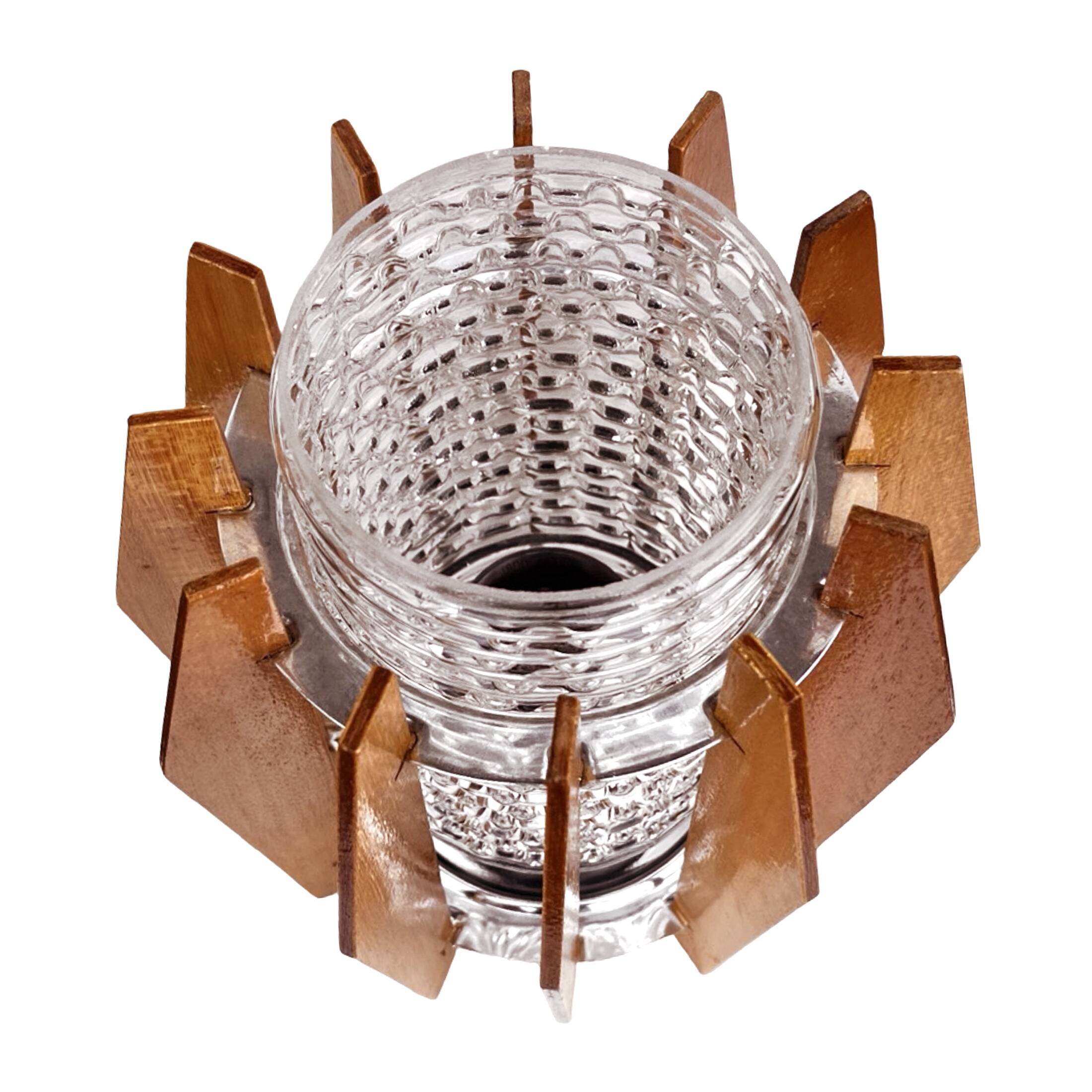 Night lamp, Dřevo Humpolec, Czechoslovakia, 1960s