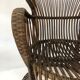 Armchair in rattan