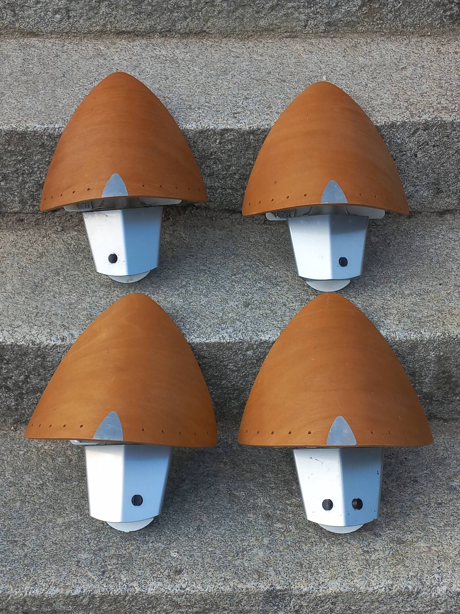 Set of 4 Lucid wall lights in Scandinavian style.