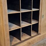 Low sideboard with sliding doors