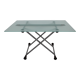 Table basse ou salle à manger Desalto Glass Elevator des années 1990, Italie