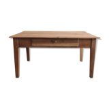 Coffee table in wooden bohemian spirit