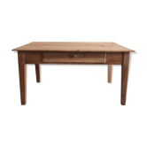 Coffee table in wooden bohemian spirit