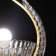 Elegant Art Deco Barovier and Toso chandelier, 1940s