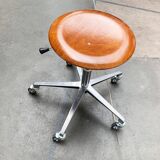 Mid-century German industrial swivel office stool by Schmitz, 1960s