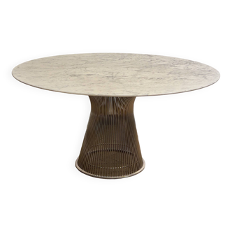 Table Warren Platner par Knoll en marbre