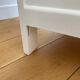 Parisian wardrobe / vintage wardrobe, painted white