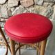 Paire de tabourets de bar pieds fuseaux