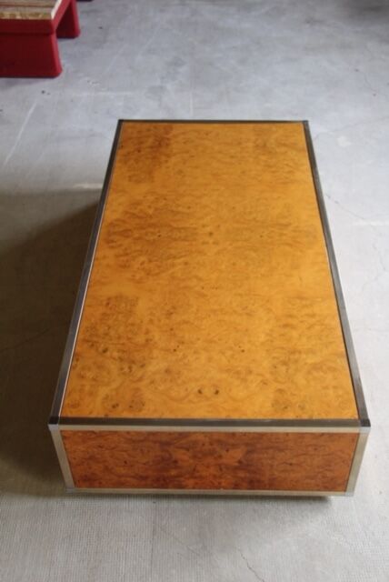 Table basse loupe orme 1970