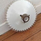 White opaline lampshade