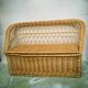 Banc coffre en osier