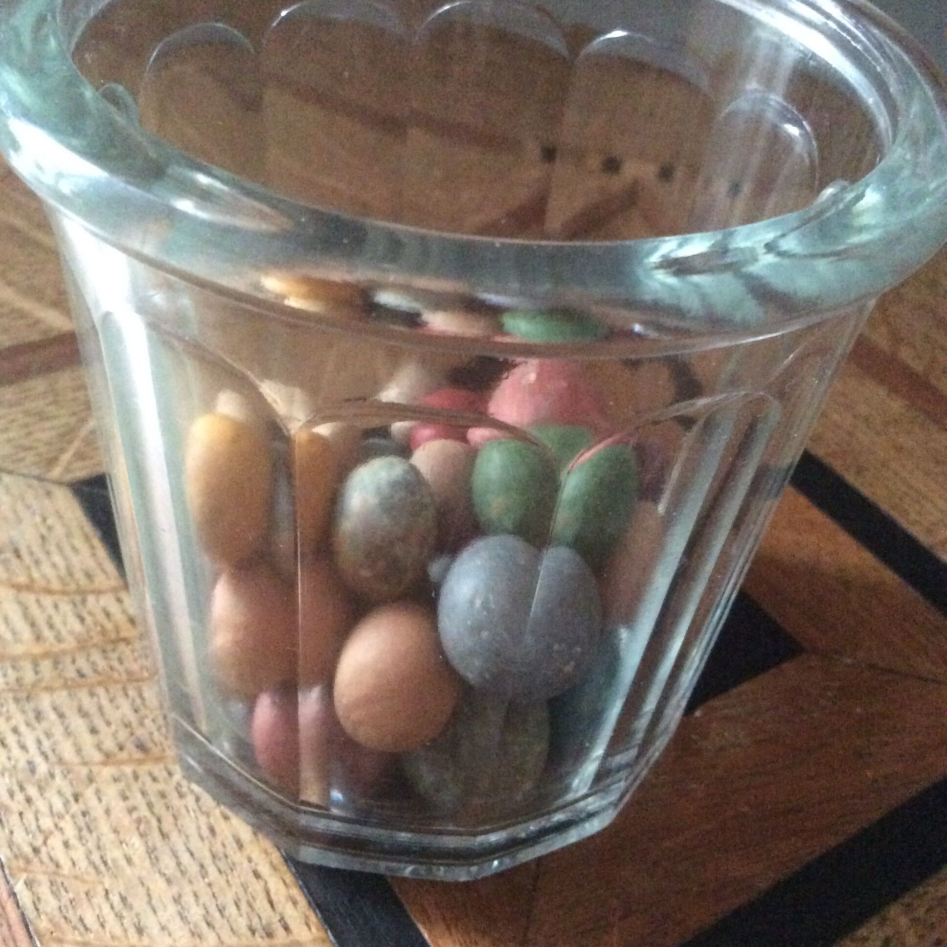 Billes en argile vintage